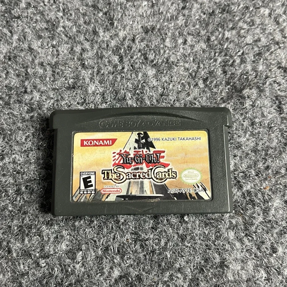 YuGiOh The Sacred Cards Nintendo GBA Authentic Gameboy Advance 2000's